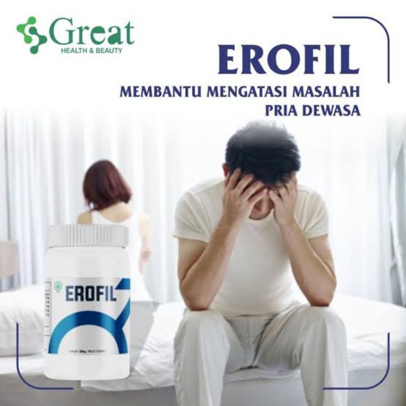 ( NEW PRODUCT ) EROFIL ORIGINAL OBAT HERBAL KESEHATAN BPOM OBAT PRIA DEWASA 100% BPOM ASLI