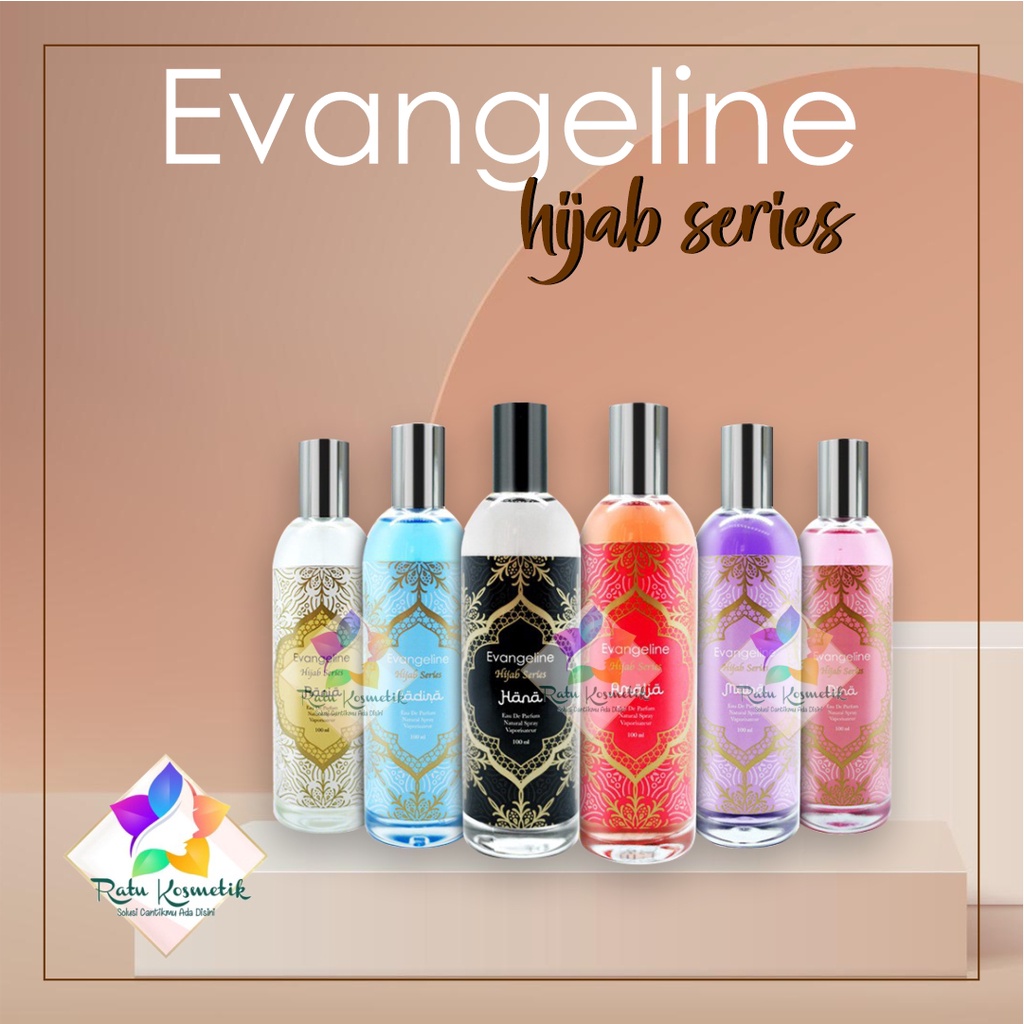 ❤ RATU ❤ Parfum Evangeline Sakura | Selection | Batik | Hijab | Musk | Zodiac | Perfume Edp | 100ml | Morris Geamoore Perfum Wanita Evangelin | Evangelie | Evangeli BPOM✔️