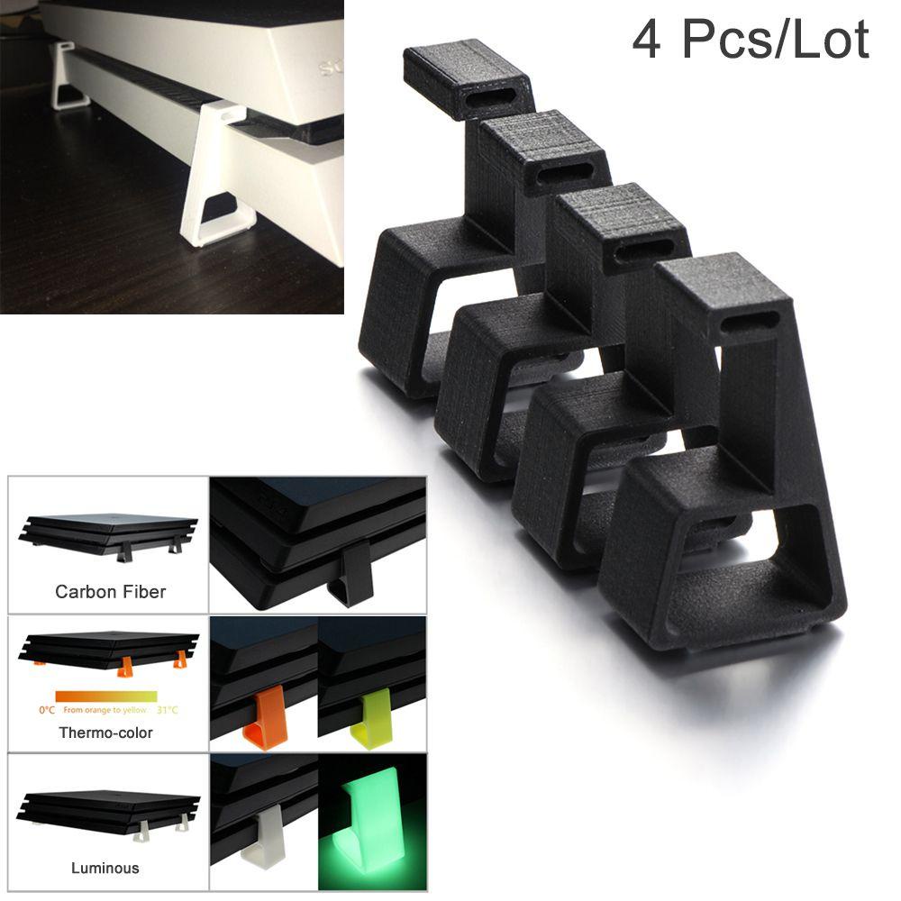 TOP SONY PLAYSTATION 4pcs Konsol Holder Aksesoris Base Kaki Stand Untuk Sony Playstation4 PS4 Slim Pro