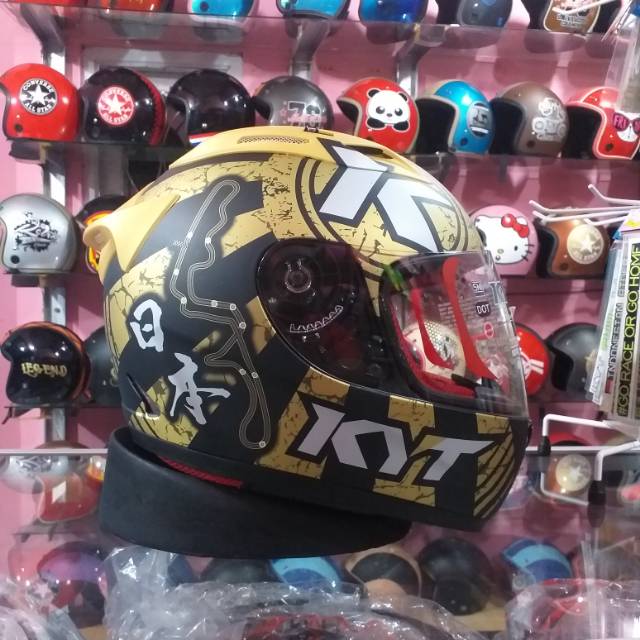 HELM KYT RC 7 MOTIF / HELM KYT FULLFACE