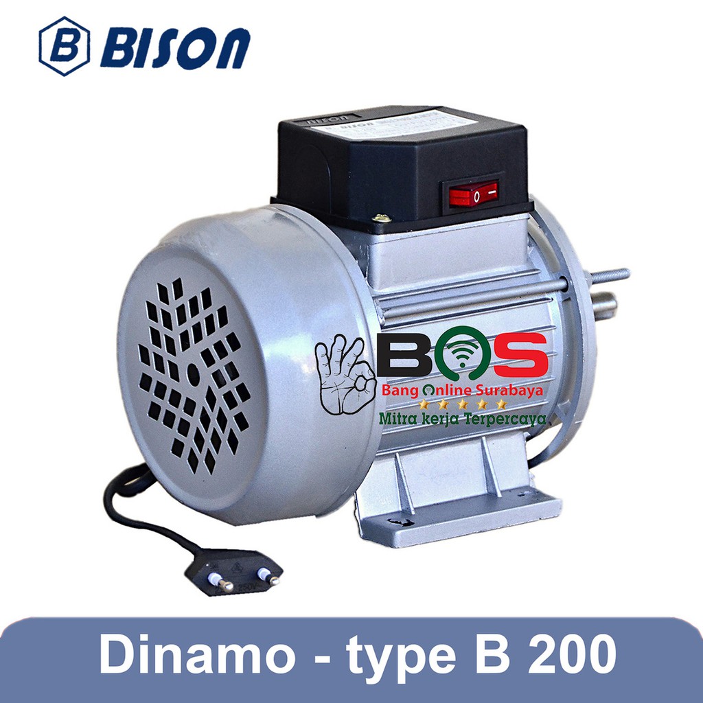 Dinamo Motor Mesin Parutan Portable Listrik Bison B-200 B200 B 200