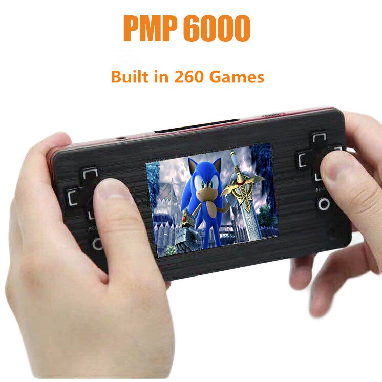 New Handheld Game Console PMP Station FC Retro Game Console 8bit 260 Games Children Gift