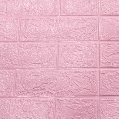 ✧YUKSHOPING✧ Wallpaper Dinding Foam 3D / Stiker Wallpaper Dinding Mini Dekorasi / Wallpaper 3D R461-PINK MUDA