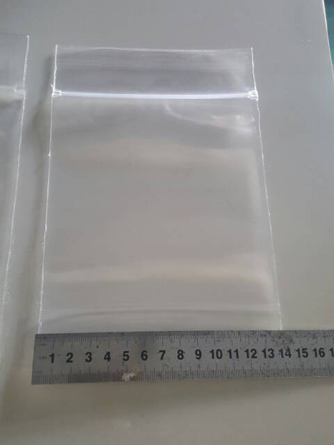 Plastik Kemasan Berdiri Standing Pounch Zip Lock 14x22cm isi 50lbr Seal Biasa