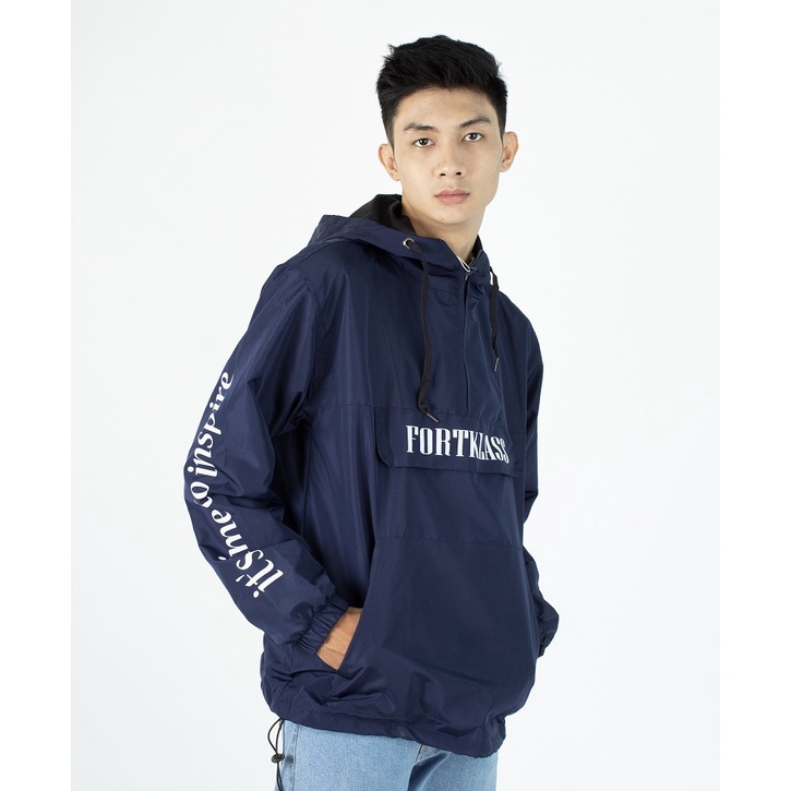 HIPNOP Jaket Pullover Time Jaket pria Lengan Panjang Water Proff