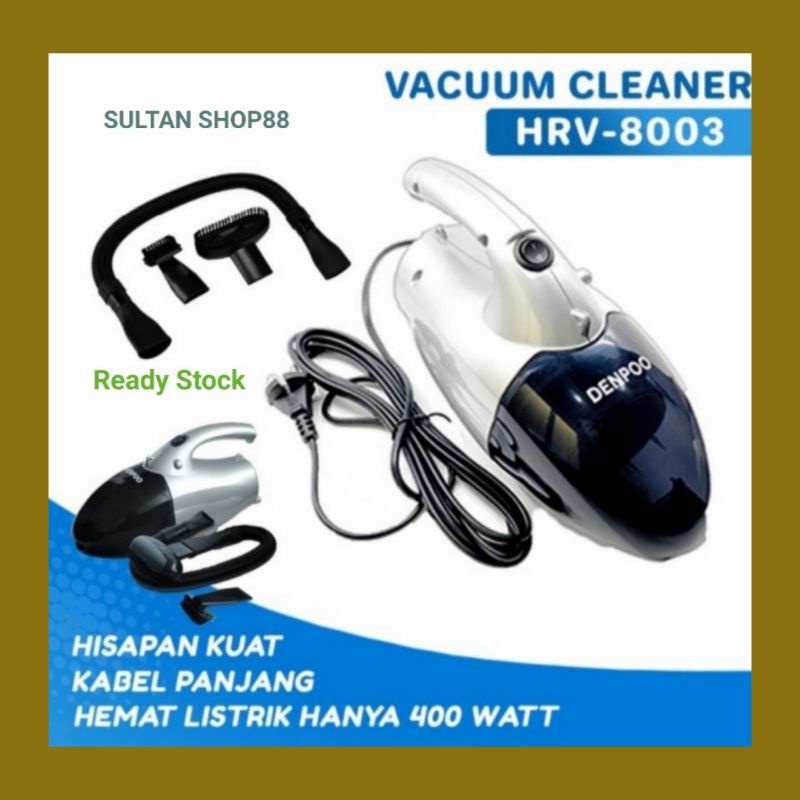 DENPOO VACUUM CLEANER HRV8003/HRV8001 I VACUUM CLEANER DENPOO 400 Watt