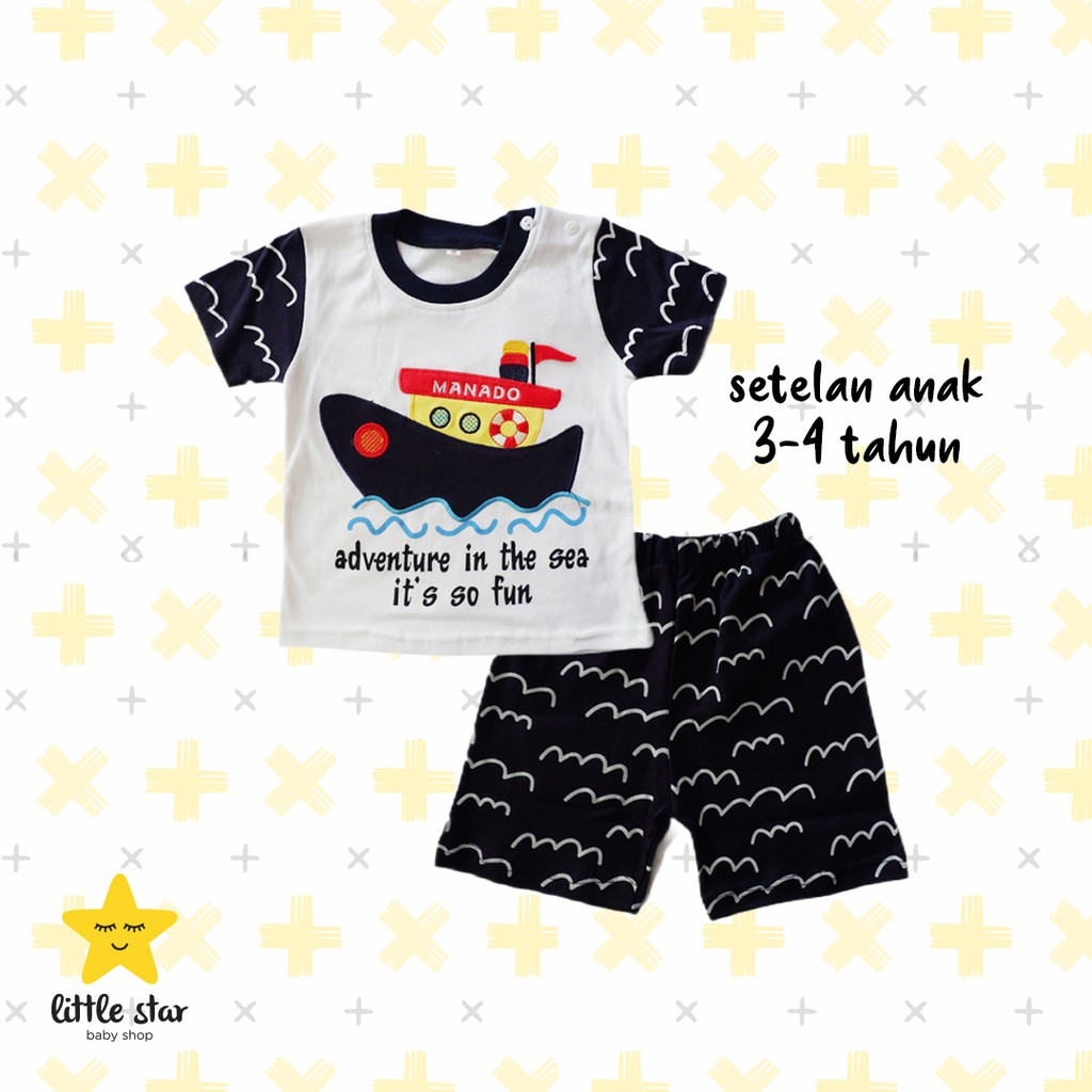 Neet Setelan Anak Cowok | Set Baju Anak Cowok