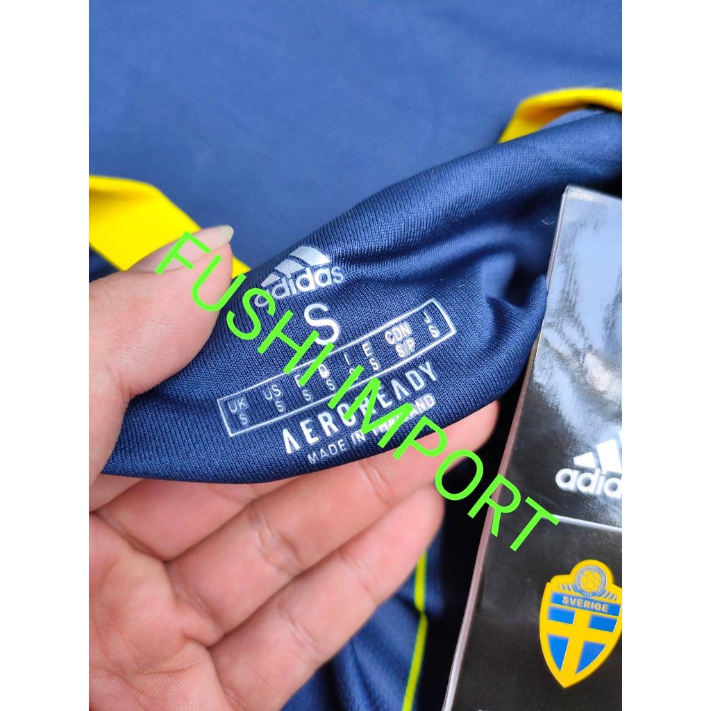 HQ JERSEY BOLA SWEDIA AWAY 2021 EURO SWEDEN GO HIGH QUALITY