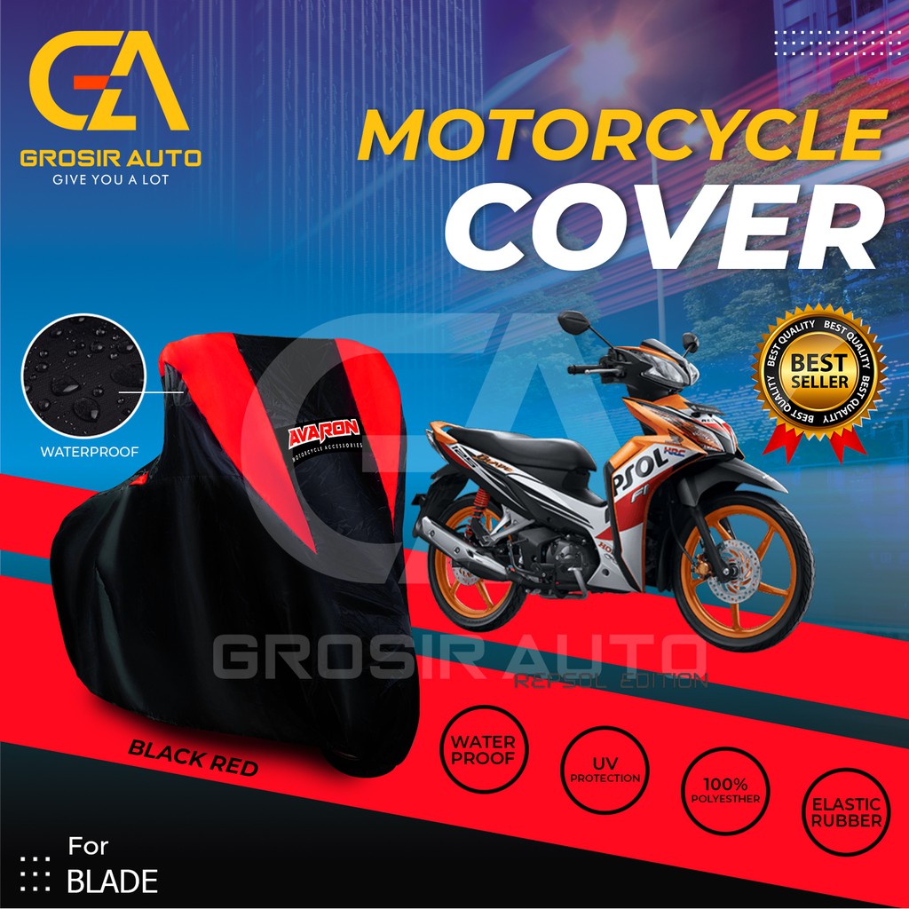 Sarung Motor AVARON BLADE/ Penutup Pelindung Body Cover Motor Warna Anti Air Merk Avaron