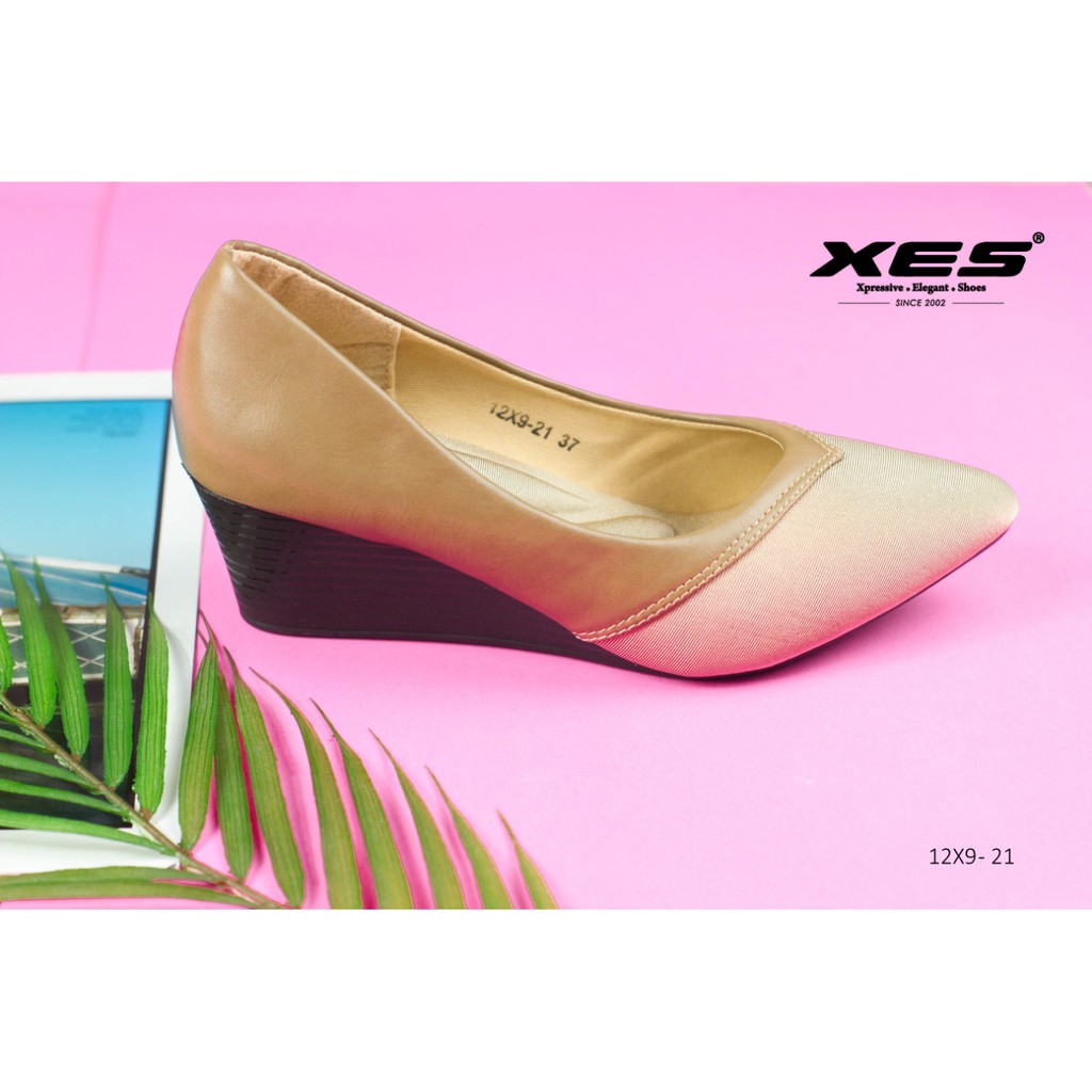 XES ORIGINAL 12x9-21 SEPATU WANITA KERJA KANTOR WEDGES PANSUS IMPORT