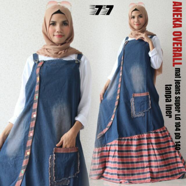 Aneka overall jeans wash ori