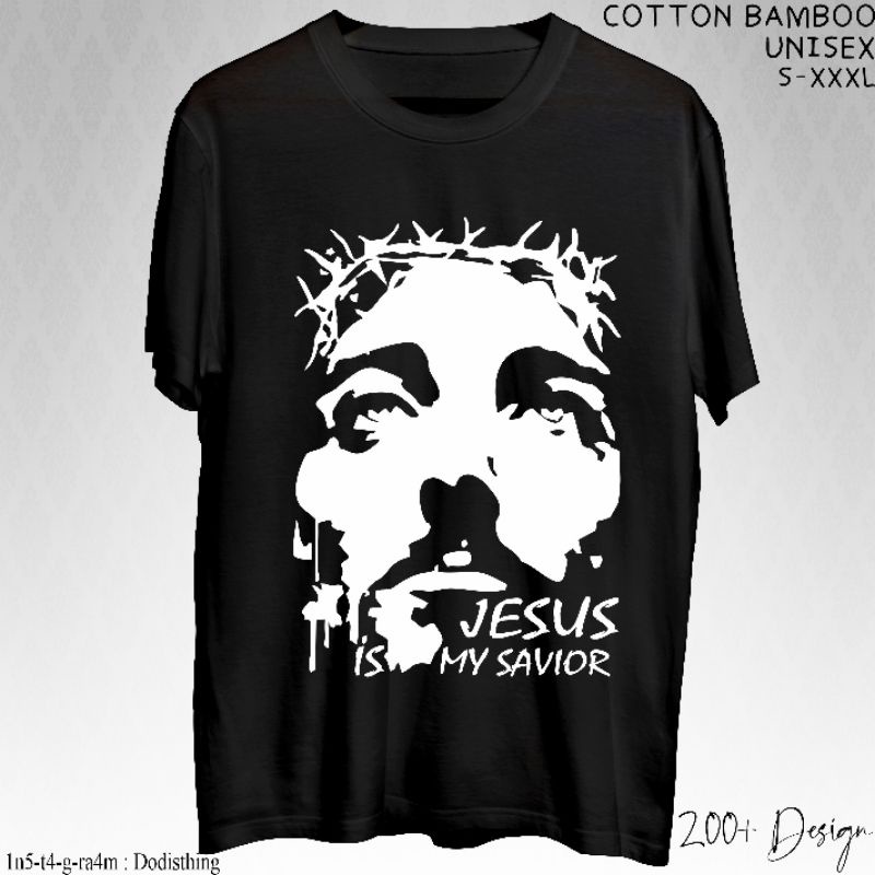 KAOS ROHANI JESUS FACE SAVIOR S-XXL