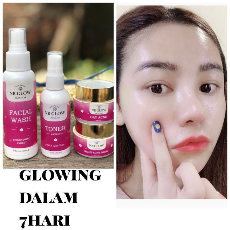 Paket Skincare NR Glow Perawatan Wajah Skincare BPOM Glowing