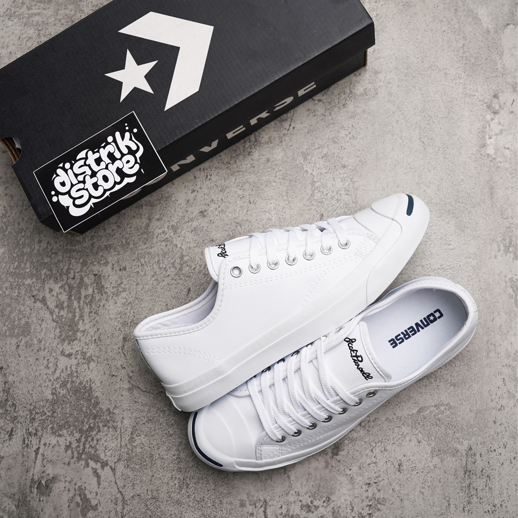 jack purcell white leather