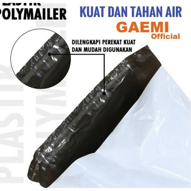 

♂ Polymailer Gaemi 17x30 Isi 100pcs ! - Hitam, Regular ☁