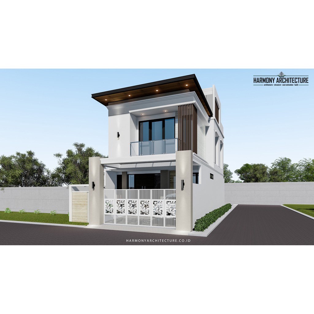 Jual Desain Rumah MInimalis 2 Lantai Lahan 7