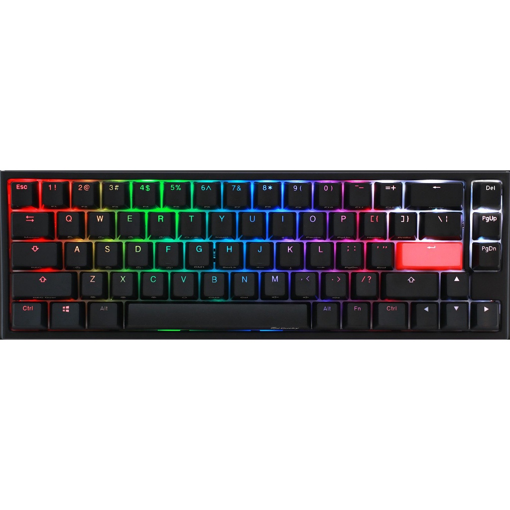 Ducky One 2 SF Black Case - 65% RGB Mechanical Keyboard