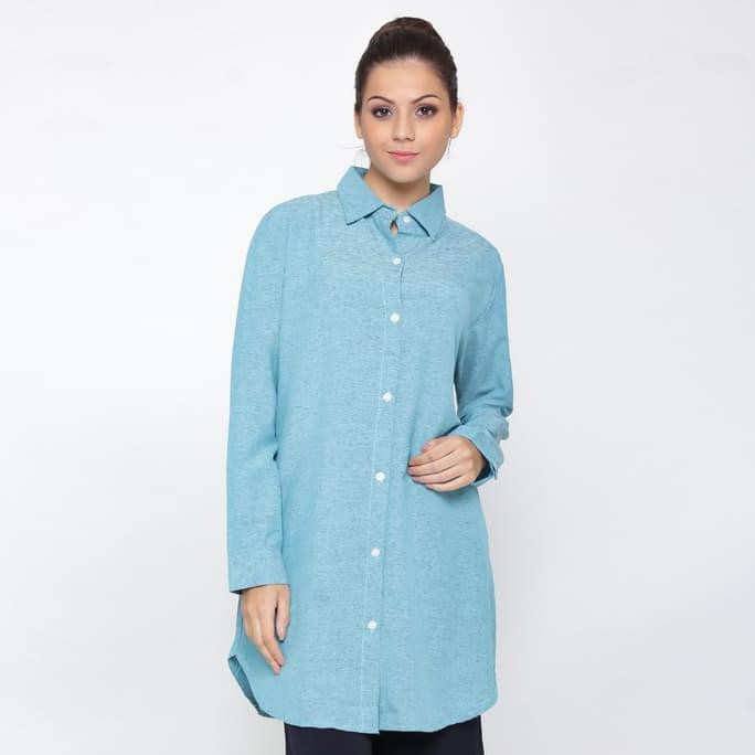 Baju Atasan Wanita Tunik Jumbo Bigsize Tangan Panjang Elegan Arumi