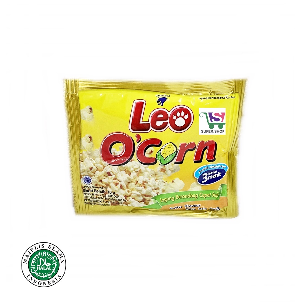 Leo O'Corn / O Corn Popcorn Jagung Berondong 40 Gr