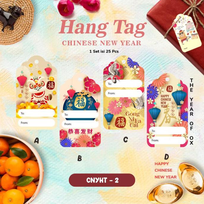 

Hanya Disini] Hangtag Chinese New Year Imlek Label Tag Parcel Kado