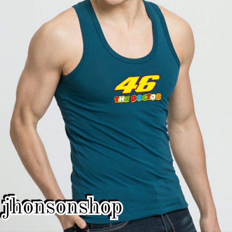 kaos singlet. 46 distro t-shirt Catton bahan adem &amp; murah