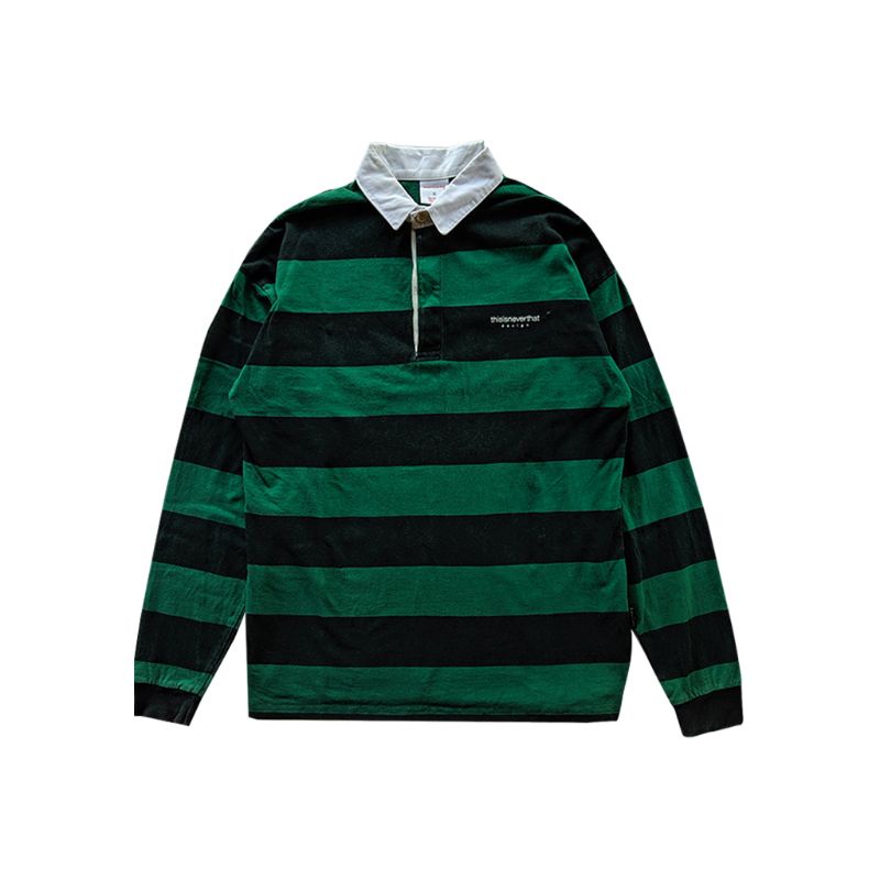 POLO RUGBY SHIRT THISISNEVERTHAT STRIPE ORIGINAL SECOND