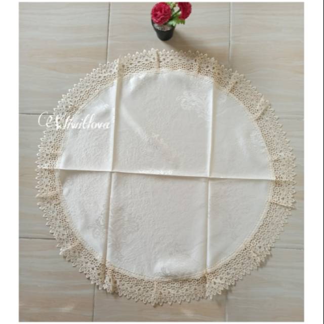 TAPLAK MEJA TAMU BULAT/TAPLAK MEJA TAMU BULAT BETAWI MINIMALIS IMPORT