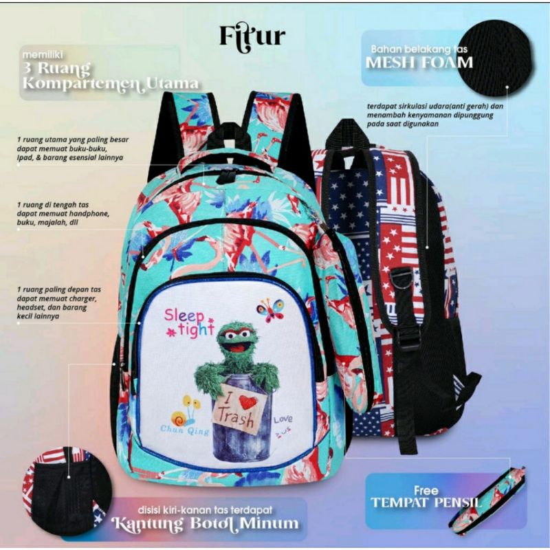 TAS RANSEL SEKOLAH &amp; FASHION