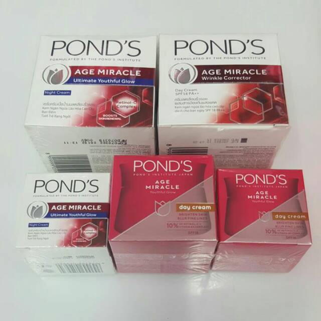 POND'S AGE MIRACLE DAY CREAM/NIGHT CREAM