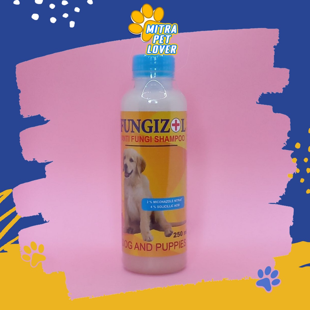 SAMPO ANTI JAMUR UNTUK ANJING - FUNGIZOL DOG SHAMPOO 250ML ORIGINAL - LEMBUT WANGI SEHAT CEGAH SAKIT KULIT MENGHALUSKAN MELEMBUTKAN BULU - MURAH TERMURAH - PET HEALTHCARE AND VETERINARY TAMASINDO OBAT DAN VITAMIN HEWAN BINATANG PELIHARAAN MITRAPETLOVER