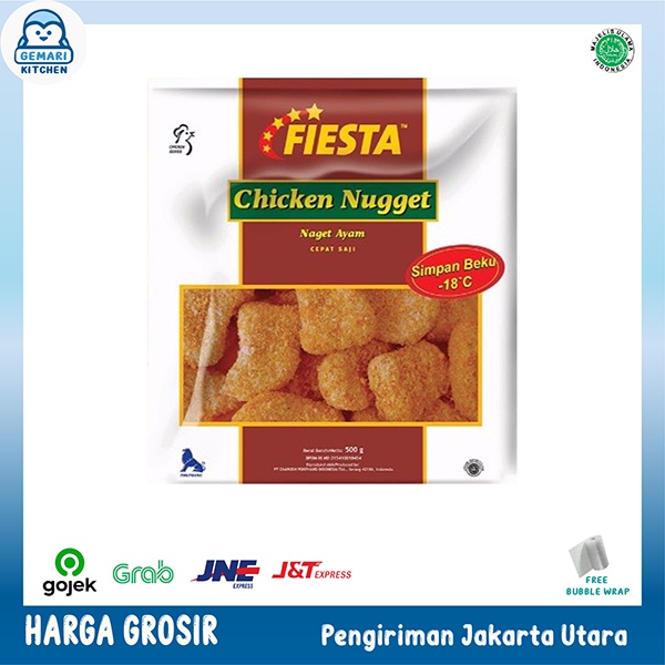 FIESTA CHICKEN NUGGET 500 GRAM / FIESTA NUGGET AYAM ORIGINAL 500 GR