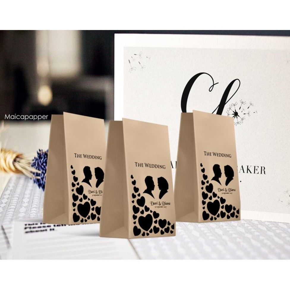 

Paperbag Small - Custom Design Suka Suka Design Free - Multipurpose Packaging Size 6.4Cm X 3.6Cm X
