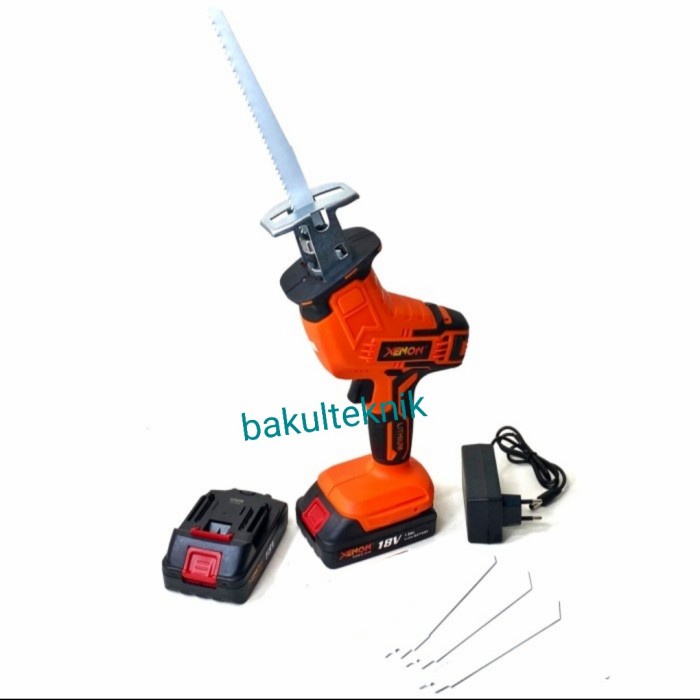 mesin gergaji batrei xenon reciprocating saw cordless xenon