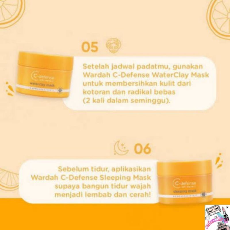 ☃Cutezz_Ching1☃Wardah C-Defense Mousse Moisturizer SPF 15 PA++ 30g