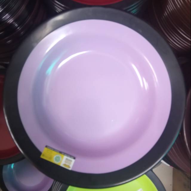 Piring makan melamin golden dragon 9 in