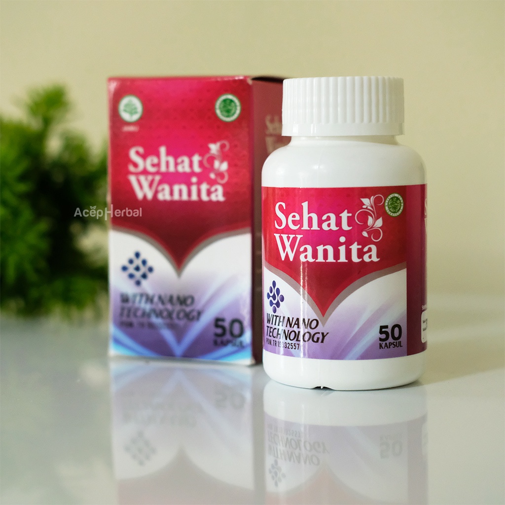 SEHAT WANITA ASLI Obat Keputihan Gatal Dan Perih HERBAL 50 KAPSUL ORIGINAL