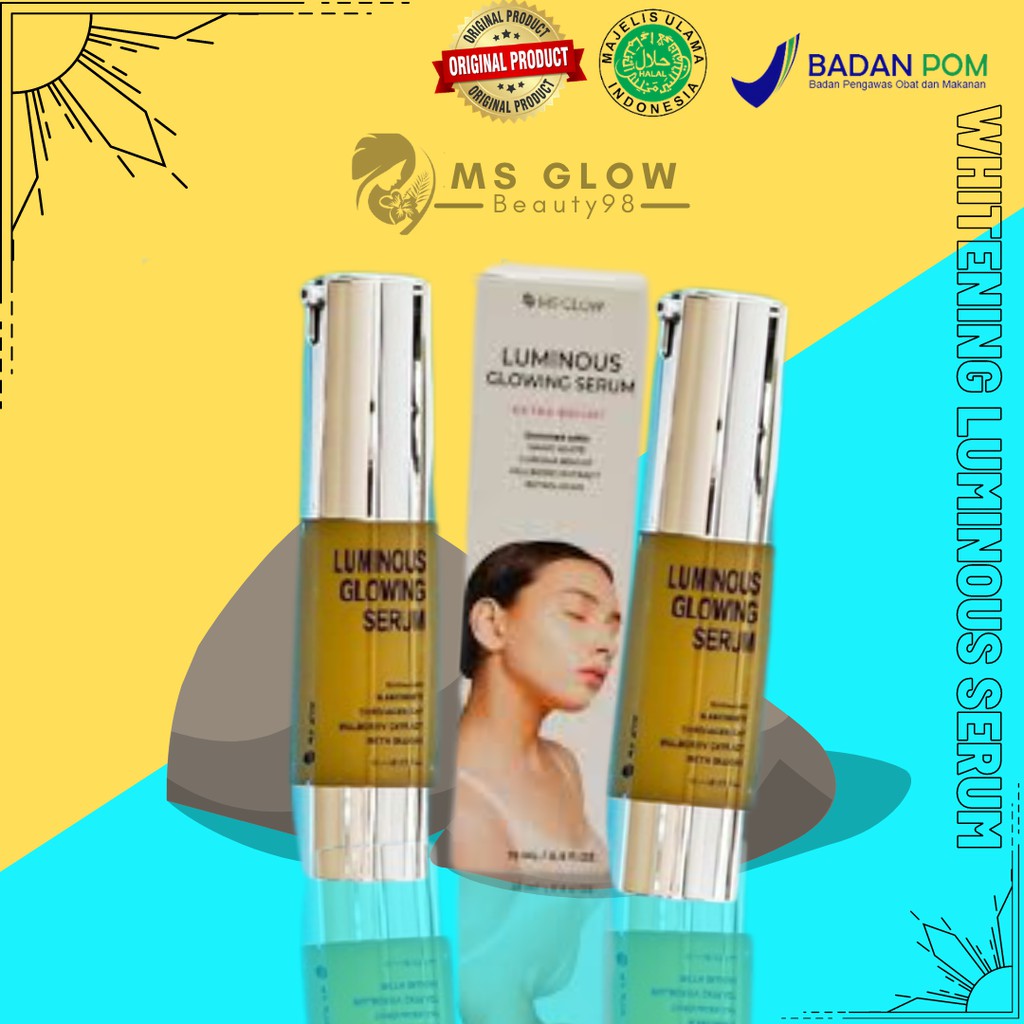 Serum Luminous Ms Glow/Serum Luminous Whitening Ms Glow/Ms Glow Serum Luminous/Luminous Glowing Seru