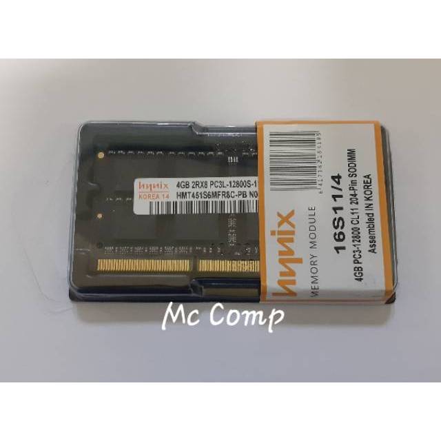 Memory Ram laptop Ddr3 4Gb Ddr3L