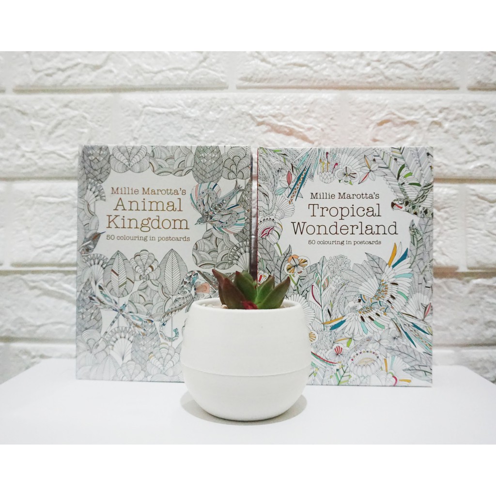 

Coloring Book for Adult by Millie Marotta's: Coloring 50 Postcard