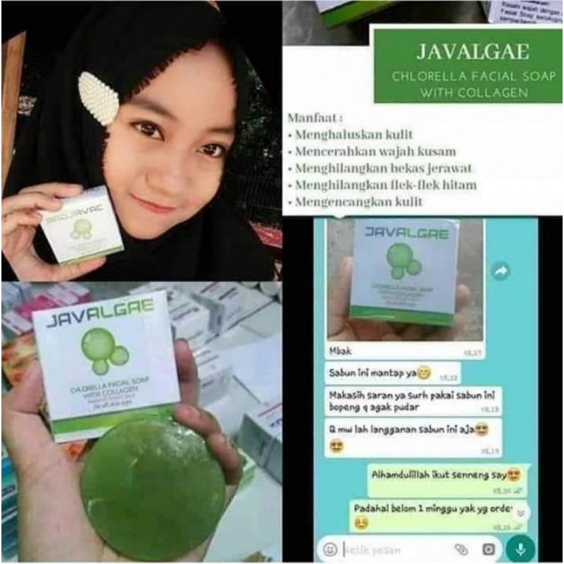 Sabun Javalgae Sabun Jerawat Dan Flek Ampuh