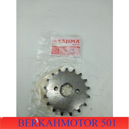 gir gear depan glpro gl pro cdi gl 100 ukuran 17 428 tajima