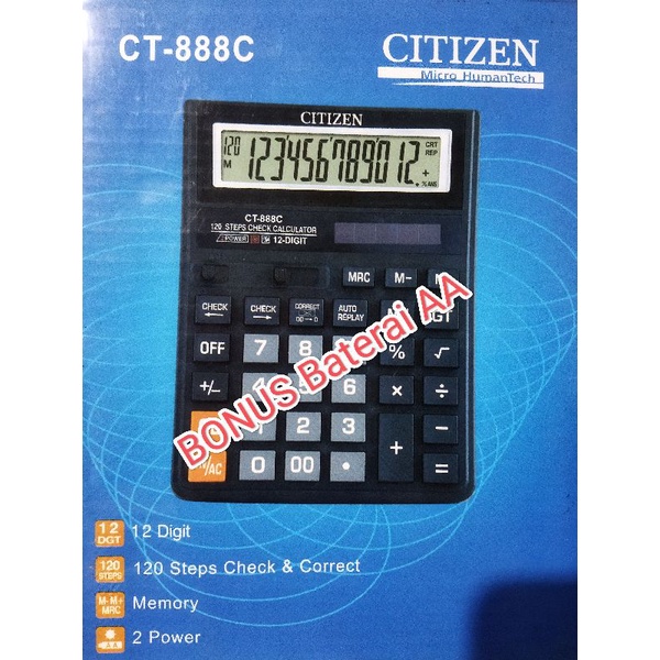 

Kalkulator Citizen CT-888