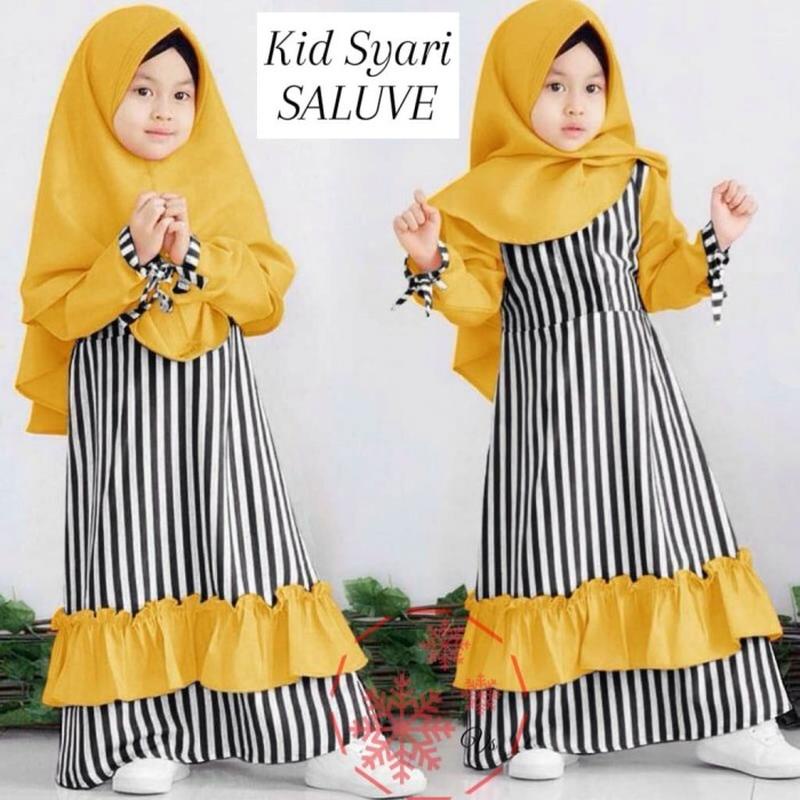 Gamis Livy Dress Anak Kekinian Trendy Gamis Terbaru 2021 Termurah / Livy Dress / Gamis Anak Perempua