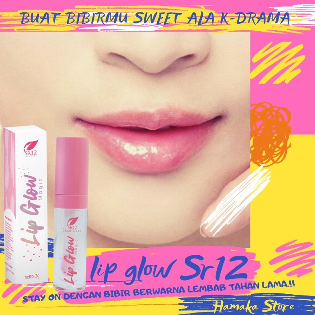 Lip Glow Magic SR12 | Lip Tint Gel SR12 | Lip Mousse Cream SR12 | Lip Mousse Rose Pink SR12 | SR12 Skincare | Pelembab Bibir SR12 | Solusi Bibir Kering &amp; Pecah | Treatment Bibir | Perawatan Wajah | Perawatan Bibir | Skincare SR12 | Pencerah Bibir Hitam