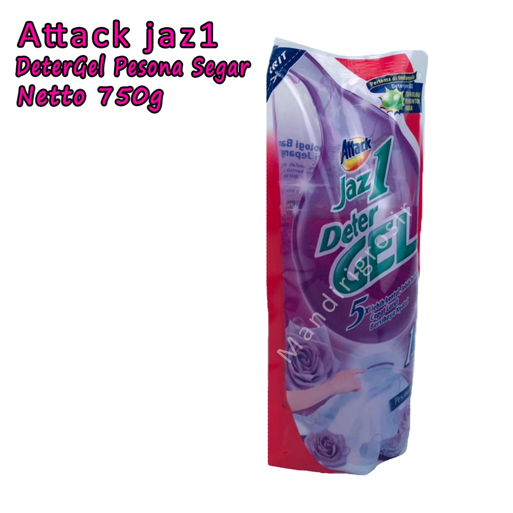 Jaz 1 * Attack * Deter gel * Pesona segar * 750gr