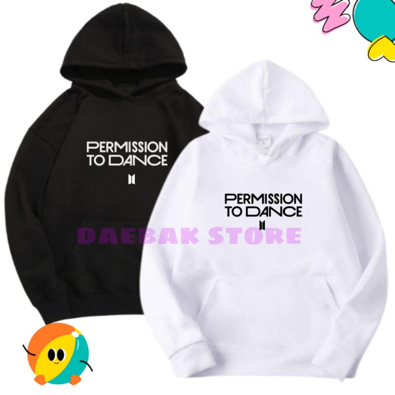 Hoodie BTS Permission To Dance Sablon Dada