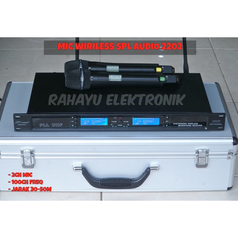 MIC WIRELESS SPL AUDIO WM - 2202