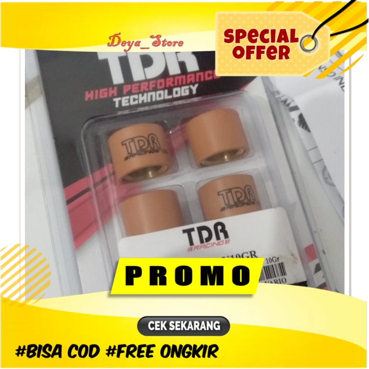 ORIGINAL Roller Racing Beat FI ESP Street Pop Ori Roler Vario Scoopy Karbu 7 8 9 10 11 12 Gram TDR