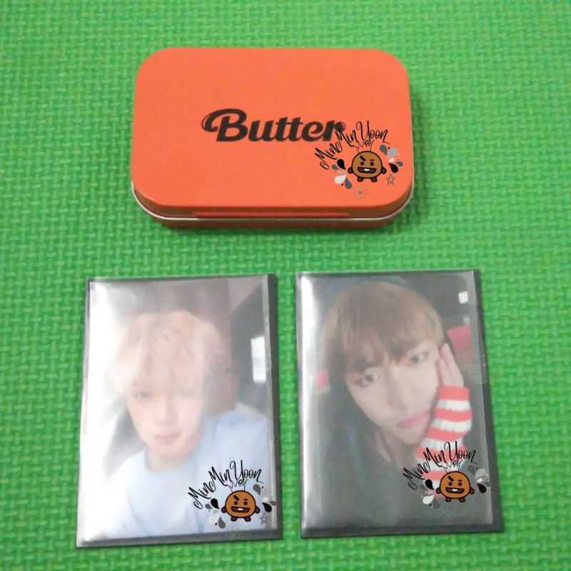 [OFFICIAL] Photocard Jimin Her L, PC Taehyung YNWA, Tincase Butter Peach