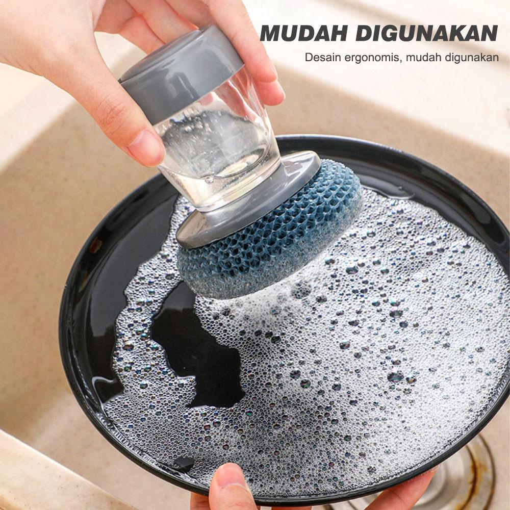 Kawat Dispenser Sikat Multifungsi / Sikat Cuci Piring Almunium Sabut Serabut Kawat